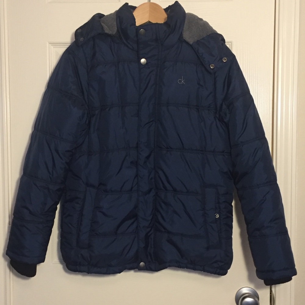 Calvin Klein blue jacket size L (14/16) Juniors